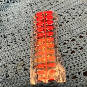 9 pack of press on nails with design